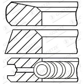Acquista Kit fasce elastiche da GOETZE ENGINE 08-123711-00 a buon mercato per soli 25,80 €