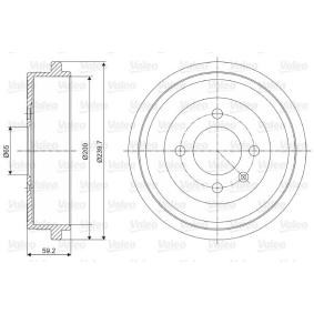 Comprar Tambor de freno de VALEO 237096 a bajo precio de 42,86 €