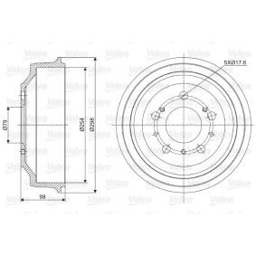 Comprar Tambor de freno de VALEO 237028 a bajo precio de 84,75 €
