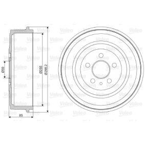 Comprar Tambor de freno de VALEO 237005 a bajo precio de 104,33 €