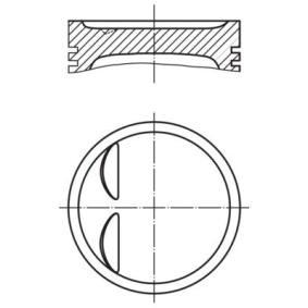 Kolben 503 84 02 für PORSCHE