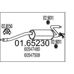 Endschalldämpfer 01.65230