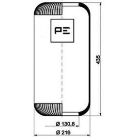 Acquista Soffietto, Sospensione pneumatica da PETERS ENNEPETAL 084.087-70A a buon mercato per soli 48,64 €