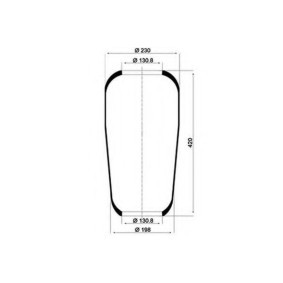 Acquista Soffietto, Sospensione pneumatica da PETERS ENNEPETAL 084.062-40A a buon mercato per soli 139,66 €