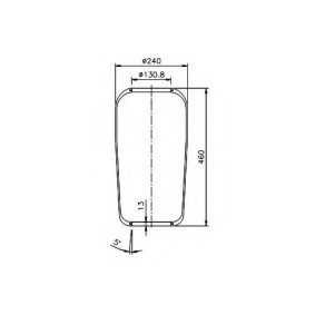 Acquista Soffietto, Sospensione pneumatica da PETERS ENNEPETAL 084.018-40A a buon mercato per soli 131,43 €