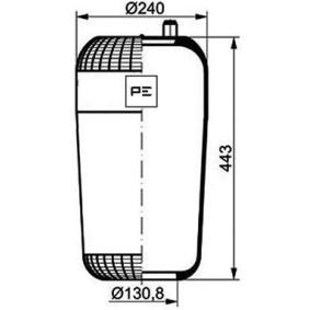 Acquista Soffietto, Sospensione pneumatica da PETERS ENNEPETAL 084.107-70A a buon mercato per soli 63,17 €