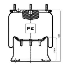 Acquista Soffietto, Sospensione pneumatica da PETERS ENNEPETAL 084.040-71A a buon mercato per soli 130,66 €