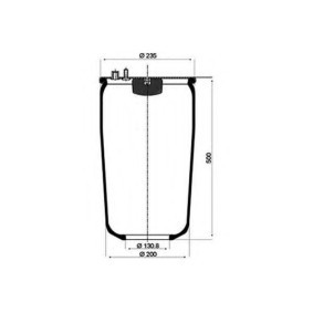 Acquista Soffietto, Sospensione pneumatica da PETERS ENNEPETAL 084.251-10A a buon mercato per soli 432,46 €