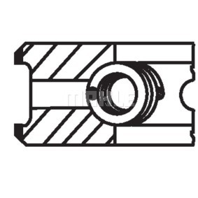 Achetez des Jeu de segments de pistons MAHLE ORIGINAL 009 76 N0 à prix pour 31,50 €
