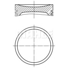Kolben für MG von MAHLE ORIGINAL