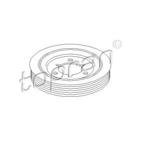 Acquista Puleggia cinghia albero a gomiti da TOPRAN 721 974 a buon mercato per soli 35,36 €