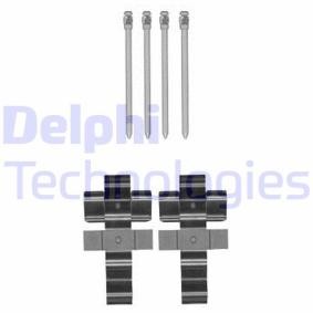 Achetez des Kit d'accessoires, plaquette de frein à disque DELPHI LX0588 à prix pour 24,45 €