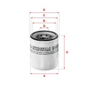 Achetez des Filtre à huile SOFIMA S 3484 R à prix pour 42,37 €