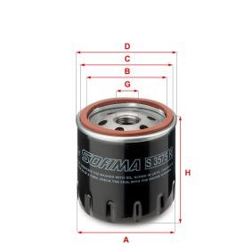 Achetez des Filtre à huile SOFIMA S 3575 R à prix pour 44,58 €