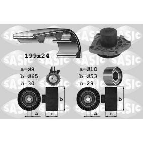 Achetez des Kit de distribution + pompe à eau SASIC 3906032 à prix pour 226,09 €