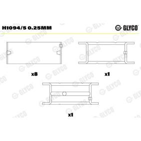 Acquista Bronzine di banco da GLYCO H1094/5 0.25mm a buon mercato per soli 119,67 €