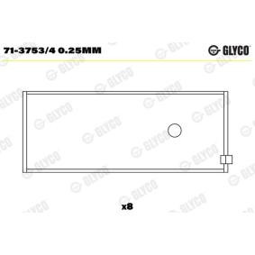 Pleuellager 71-3753/4 0.25mm von GLYCO günstig für 79,55 € online kaufen