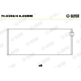 Köp Vevstakslager av GLYCO 71-4396/4 0.25mm till det låga priset 805,34 kr