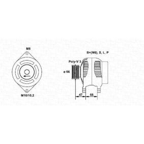 Kjøp Dynamo av MAGNETI MARELLI 944356935010 til den lave prisen 1884,79 NOK