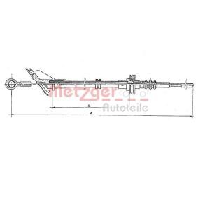 Compre Cabo de aço, accionamento da embraiagem da METZGER 1902.5 a um preço baixo por 19,40 €