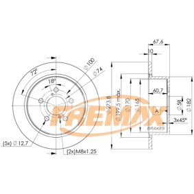 Acquista Disco freno da FREMAX BD-7033 a buon mercato per soli 67,91 €