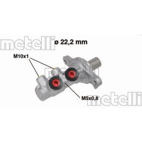 Comprar Cilindro principal de freno de METELLI 05-0681 a bajo precio de 57,03 €