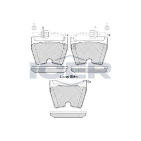 Acquista Kit pastiglie freni da ICER 182113 a buon mercato per soli 53,30 €
