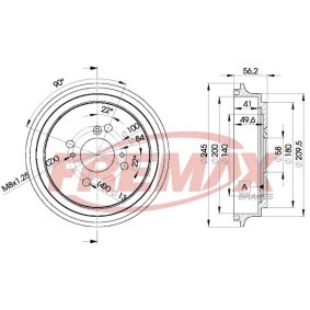 Comprar Tambor de freno de FREMAX BD-4810 a bajo precio de 56,88 €