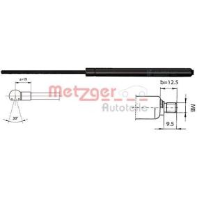 Acquista Ammortizatore pneumatico, Cofano bagagli / vano carico da METZGER 2110332 a buon mercato per soli 23,53 €