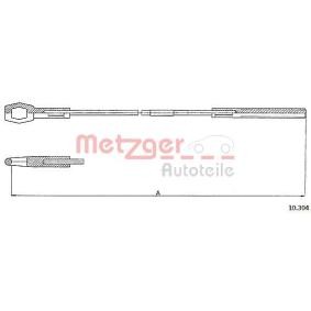Compre Cabo de aço, accionamento da embraiagem da METZGER 10.304 a um preço baixo por 11,26 €