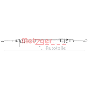 Acquista Cavo freno a mano da METZGER 10.4612 a buon mercato per soli 21,43 €