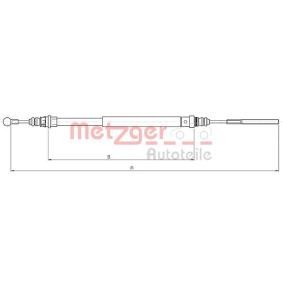 Handbremsseil für PEUGEOT von METZGER