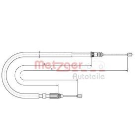 Acquista Cavo freno a mano da METZGER 10.6684 a buon mercato per soli 23,34 €
