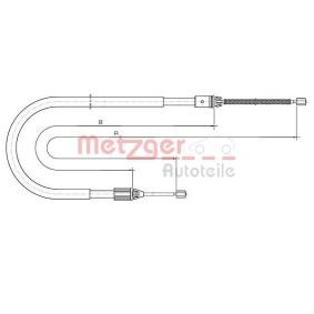 Acquista Cavo freno a mano da METZGER 10.6691 a buon mercato per soli 14,10 €