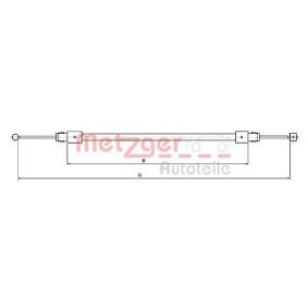 Acquista Cavo freno a mano da METZGER 10.7633 a buon mercato per soli 12,62 €