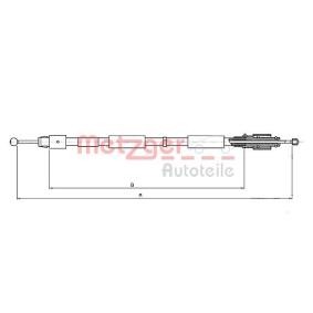 Acquista Cavo freno a mano da METZGER online per Q7 (4LB) a prezzi moderati