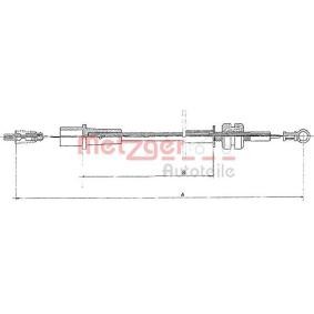 Gaszug für OPEL von METZGER