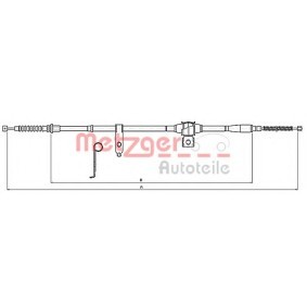 Handbremsseil 11.5347 für MAZDA