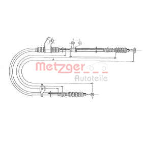Handbremsseil 17.0572 für MAZDA