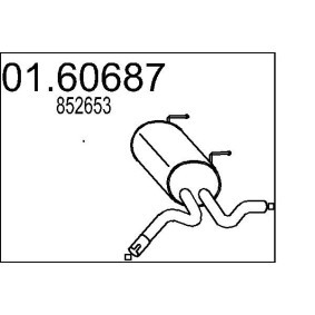 Endschalldämpfer 01.60687