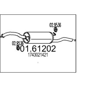 Endschalldämpfer 01.61202