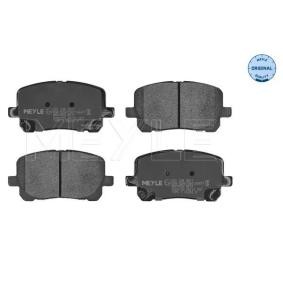 Achetez des Plaquettes de frein MEYLE 025 238 3617 à prix pour 26,58 €
