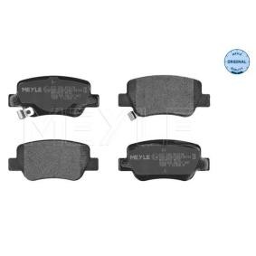 Achetez des Plaquettes de frein MEYLE 025 248 8516/W à prix pour 33,56 €