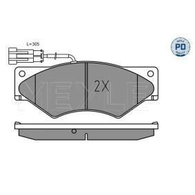 Acquista Kit pastiglie freni da MEYLE 025 291 0720/PD a buon mercato per soli 68,77 €