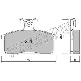 Acquista Kit pastiglie freni da TRUSTING 028.0 a buon mercato per soli 76,55 €