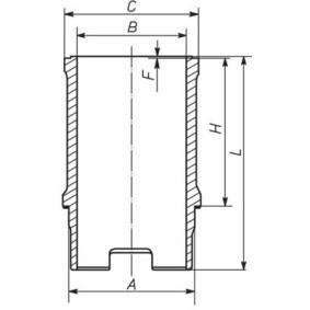 Köp Cylinderfoder av MAHLE ORIGINAL 029 WN 16 00 till det låga priset 900,04 kr