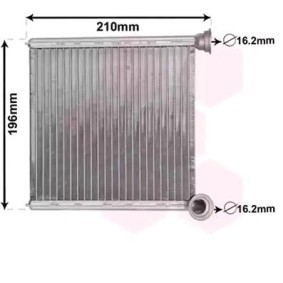 Acquista Scambiatore calore per riscaldamento abitacolo da VAN WEZEL 03006385 a buon mercato per soli 54,11 €