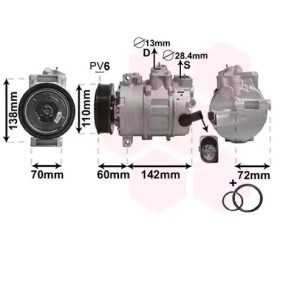 Acquista Compressore aria condizionata da VAN WEZEL 0300K344 a buon mercato per soli 351,64 €