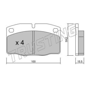 Acquista Kit pastiglie freni da TRUSTING 046.0 a buon mercato per soli 31,66 €