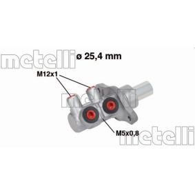 Comprar Cilindro principal de freno de METELLI 05-0571 a bajo precio de 68,49 €